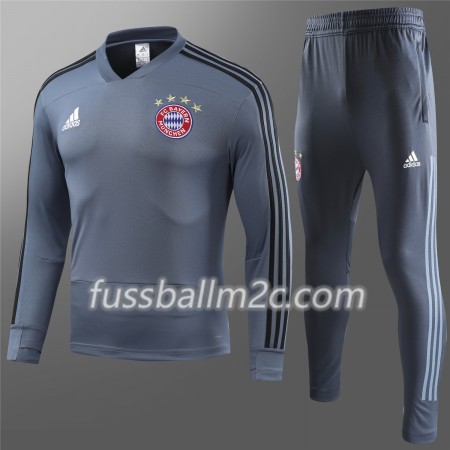 FC Bayern München Sweatshirts Anzüge Grau 2018-2019